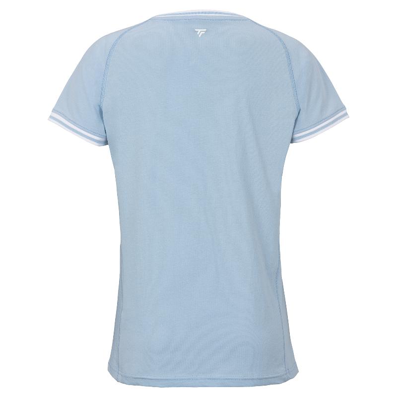 Camiseta Tecnifibre Team Stretch Azul Glaciar Mujer