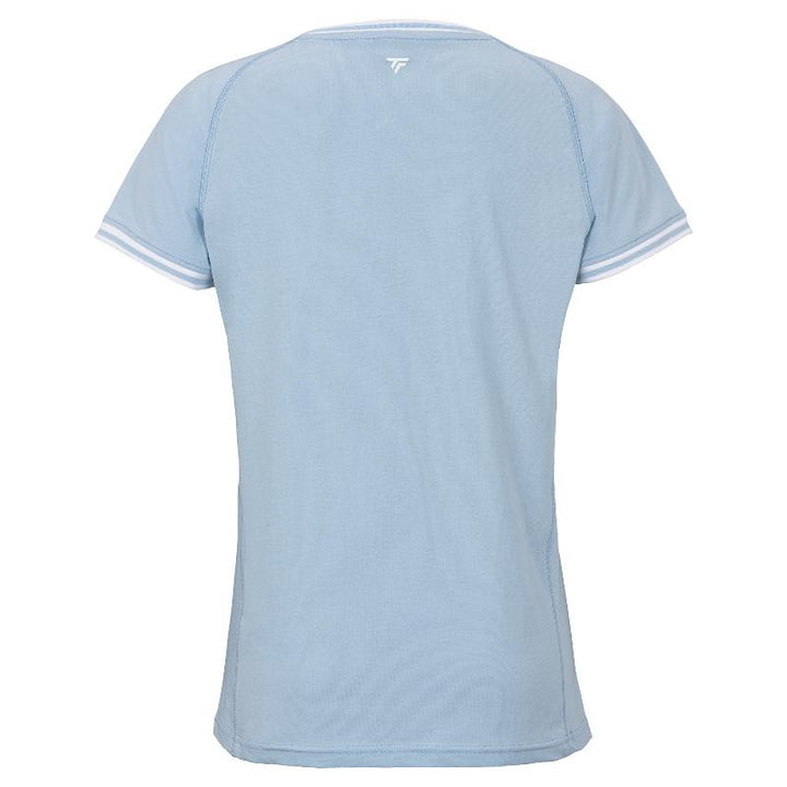 Camiseta Tecnifibre Team Stretch Azul Glaciar Mujer