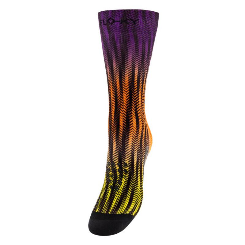 Calcetines Floky S-Mash 3D Fantasy Delhi Negro Amarillo