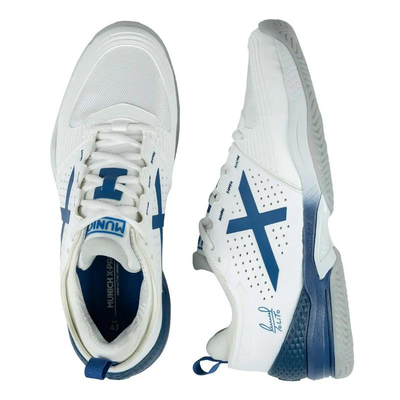 Zapatillas de Padel Munich Tolito Atomik 52 Blanco Azul