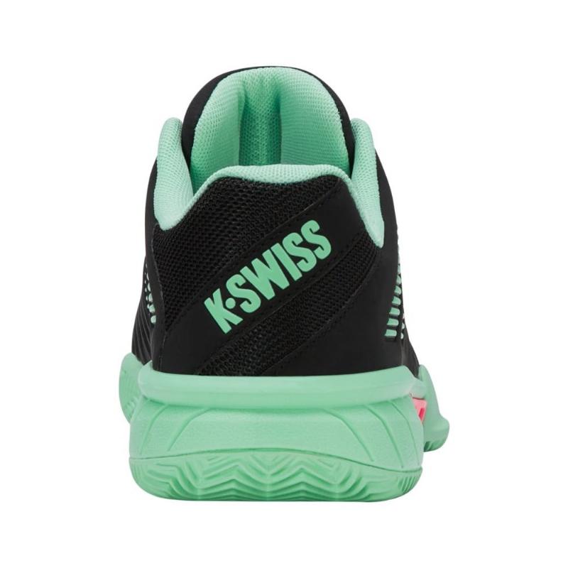 Zapatillas de Padel Kswiss Express Light 3 HB Clay Negro Menta Rosa Mujer