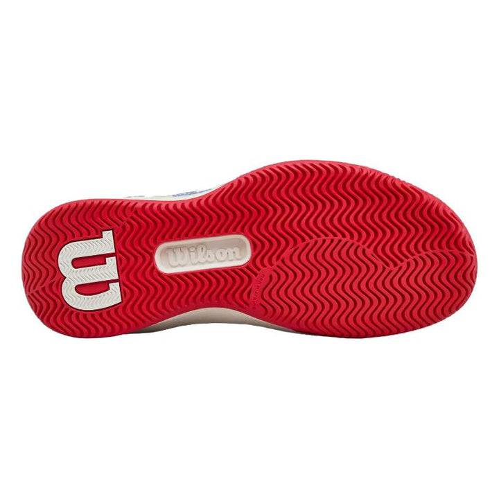 Zapatillas de Padel Wilson Intrigue Pro Tofu Rojo Mujer