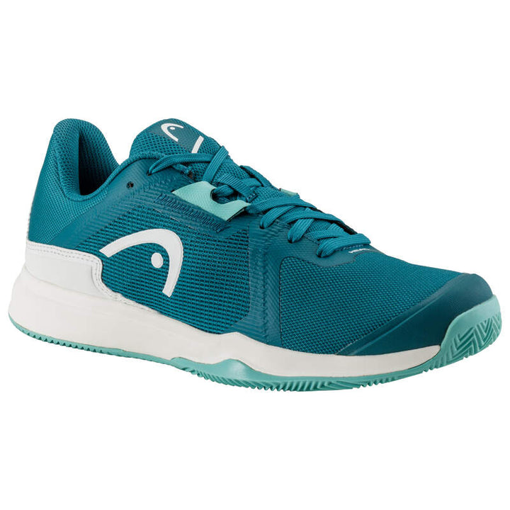 Zapatillas de Padel Head Sprint Team 3.5 Clay Azul Stone Blanco Mujer