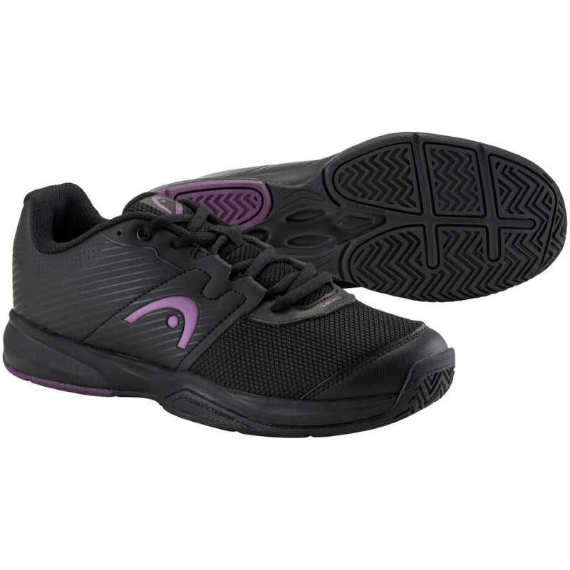 Zapatillas de Padel Head Revolt Court Negro Morado Mujer