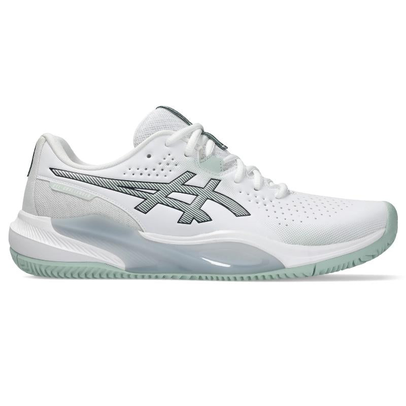 Zapatillas de Padel Asics Gel Challenger 15 Clay Blanco Verde Liquen