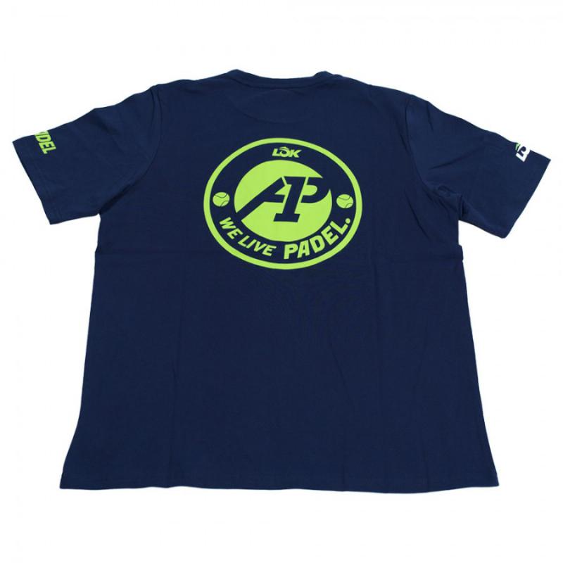 Camiseta Lok A1 Padel Glacier Azul Marino Mujer