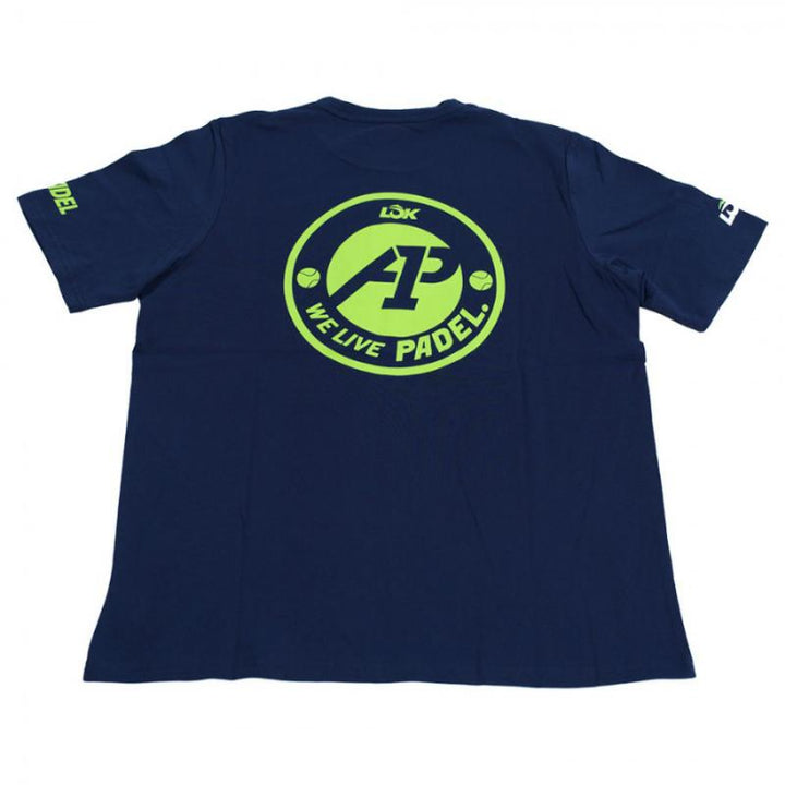 Camiseta Lok A1 Padel Glacier Azul Marino Mujer