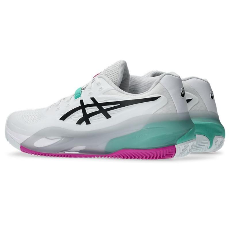 Zapatillas de Padel Asics Gel Resolution X Clay Blanco Verde Aurora