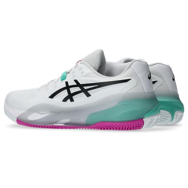 Zapatillas de Padel Asics Gel Resolution X Clay Blanco Verde Aurora