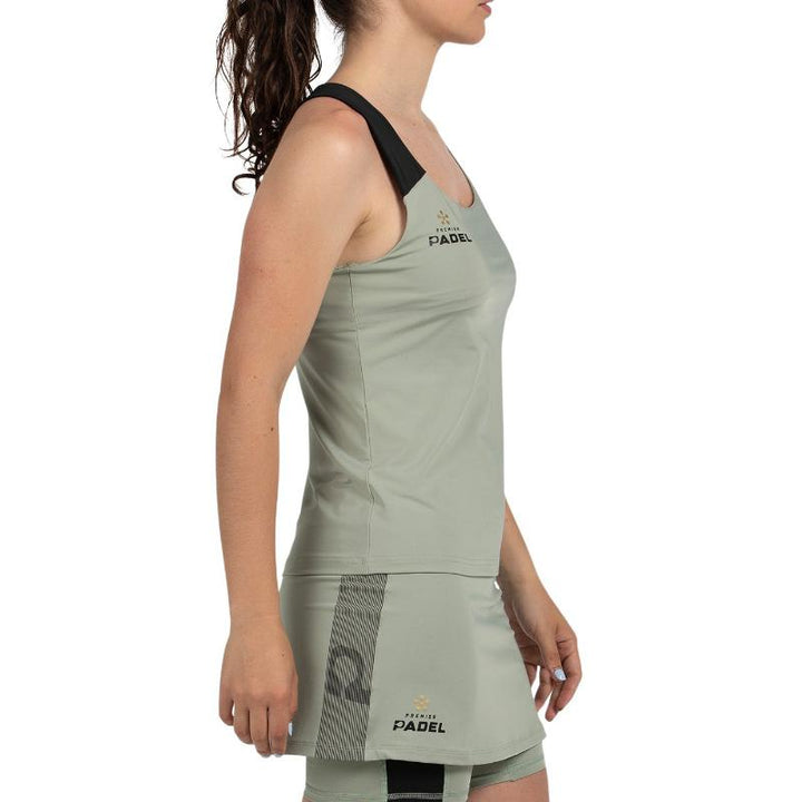 Camiseta Bullpadel Premier Padel Pirac Eucalipto