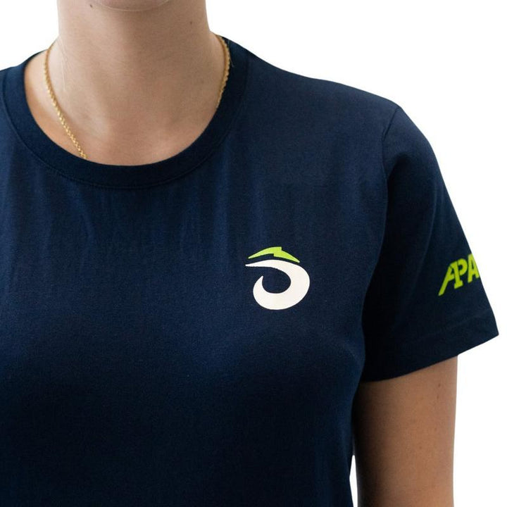 Camiseta Lok A1 Padel Glacier Azul Marino Mujer