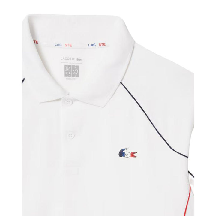 Polo Lacoste Tenis Francia Blanco