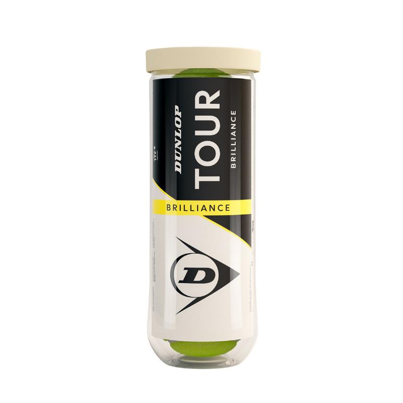 Bote de 3 Pelotas Dunlop Tour Brillance