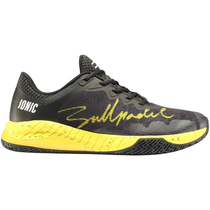 Zapatillas de Padel Bullpadel Ionic 24I Negro Amarillo
