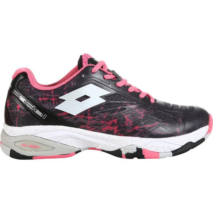 Zapatillas de Pádel de Pádel Lotto Superrapida 200 IV Negro Fucsia Mujer