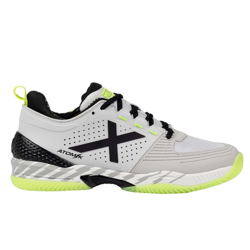 Zapatillas de Padel Munich Atomik 50 Gris Amarillo Fluor