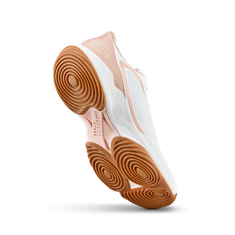 Zapatillas de Padel Wilson Hurakn Lite Blanco Rosa Mujer