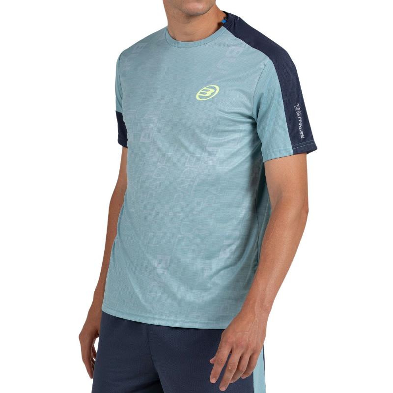 Camiseta Bullpadel Leido Verde Azulado