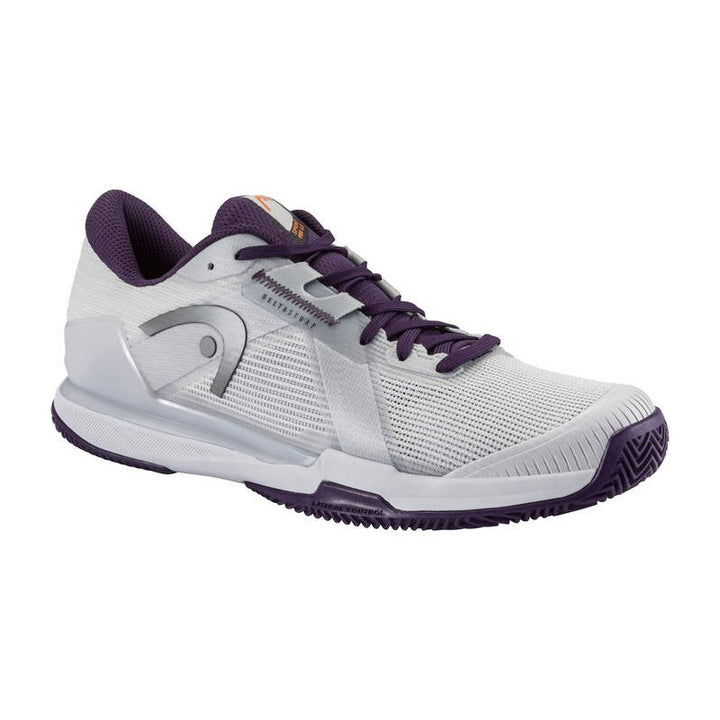 Zapatillas de Padel Head Sprint Pro 4.0 Clay Blanco Plata