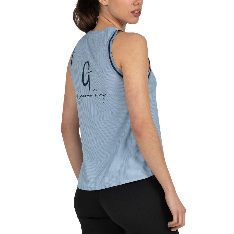 Camiseta Bullpadel Gemma Triay 26V Azul Acero