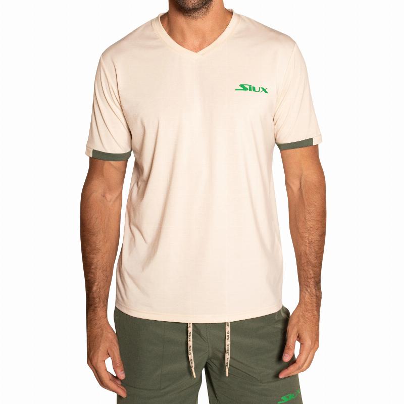 Camiseta Siux Gea Beige Marron
