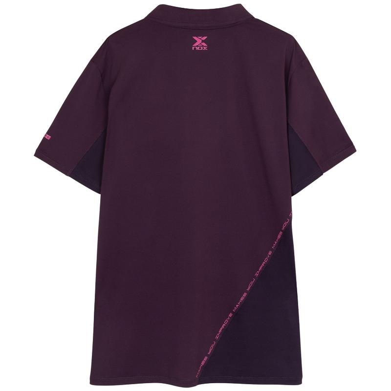 Polo Nox Pro Morado Oscuro
