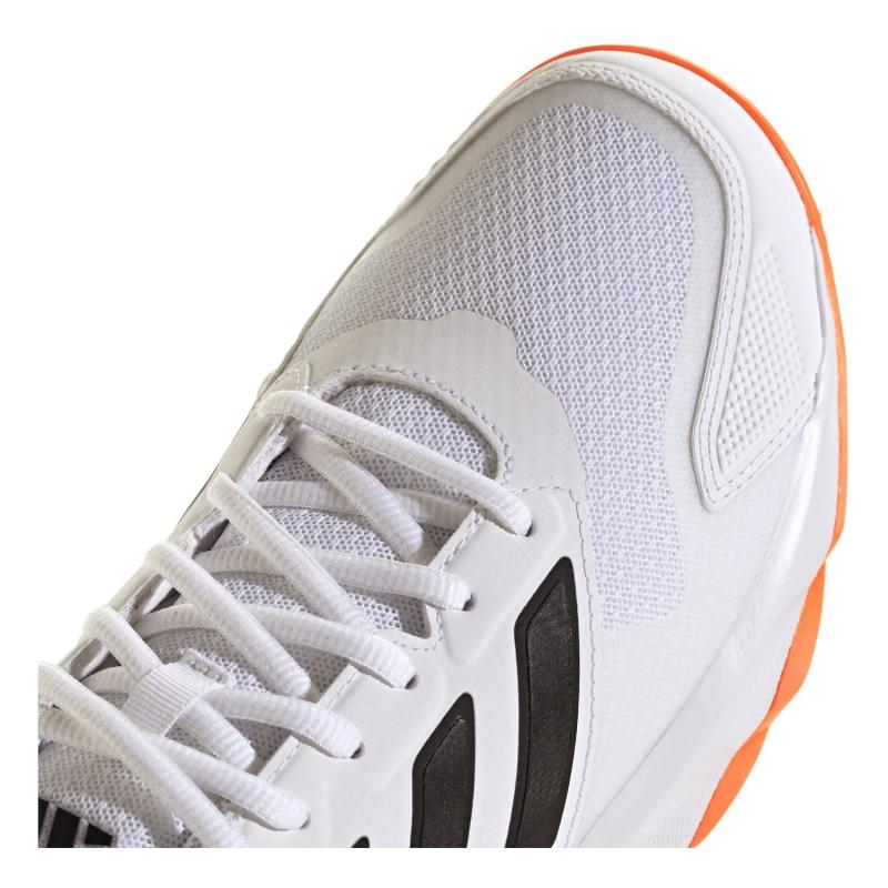 Zapatillas de Padel Adidas CourtJam Control 3 Clay Blanco Naranja Negro