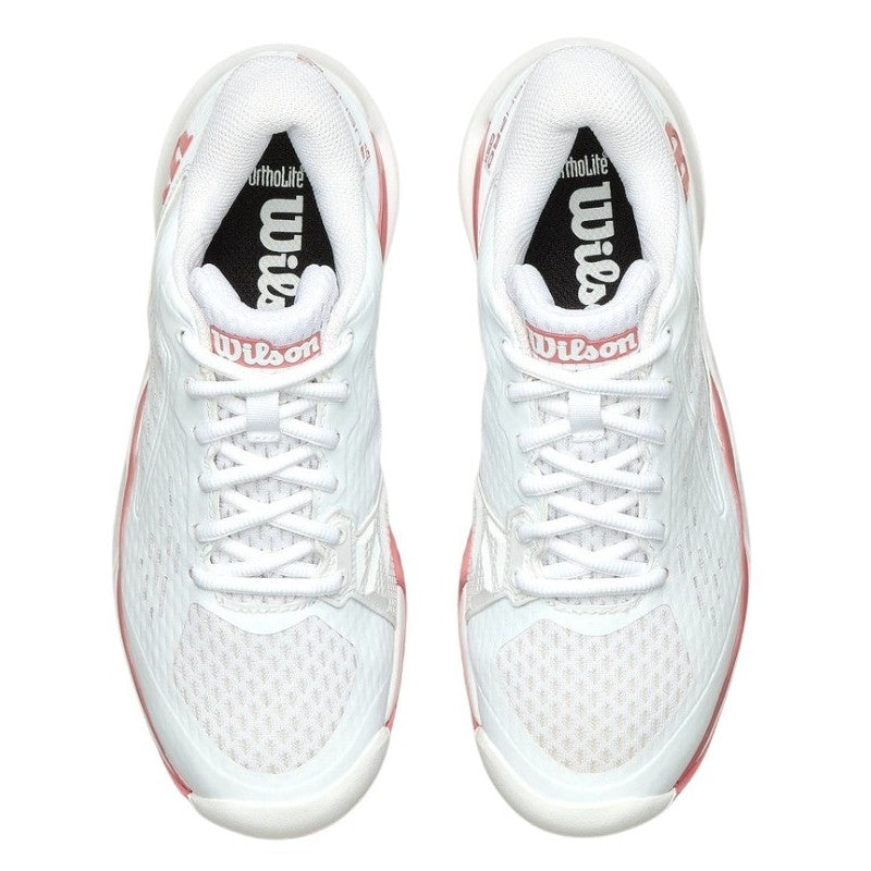 Zapatillas de Pádel de Pádel Wilson Rush Pro Ace Blanco Rosa Junior