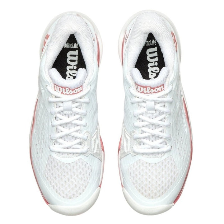 Zapatillas de Pádel de Pádel Wilson Rush Pro Ace Blanco Rosa Junior