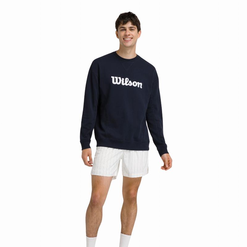 Sudadera Wilson Parkside Crew Azul Marino