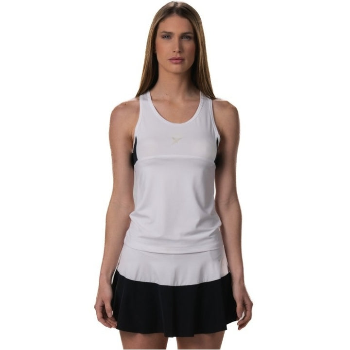 Camiseta Drop Shot Sol Luna Blanco Negro