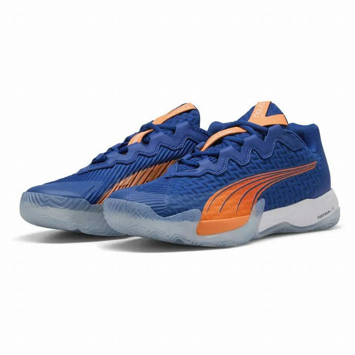 Zapatillas de Padel Puma Momo Gonzalez Nova Elite Azul Naranja