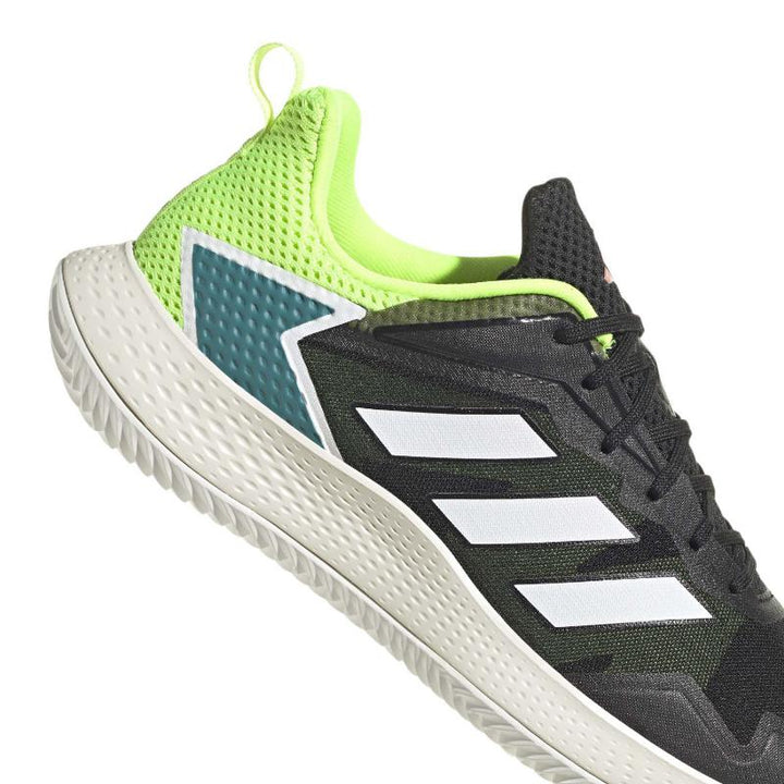 Zapatillas de Pádel de Pádel Adidas Defiant Speed Negro Blanco Fluor