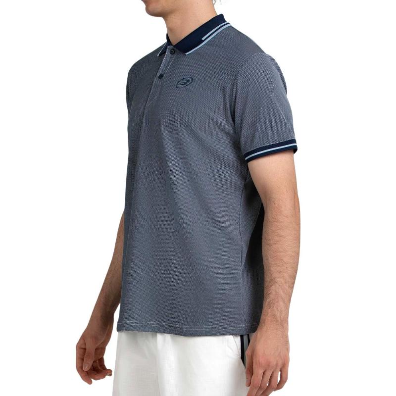 Polo Bullpadel Tenfe Azul Marino Bicolor