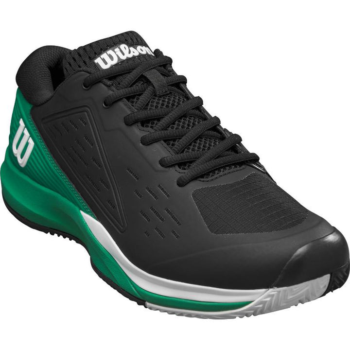 Zapatillas de Padel Wilson Rush Pro Ace Clay Negro Verde Blanco