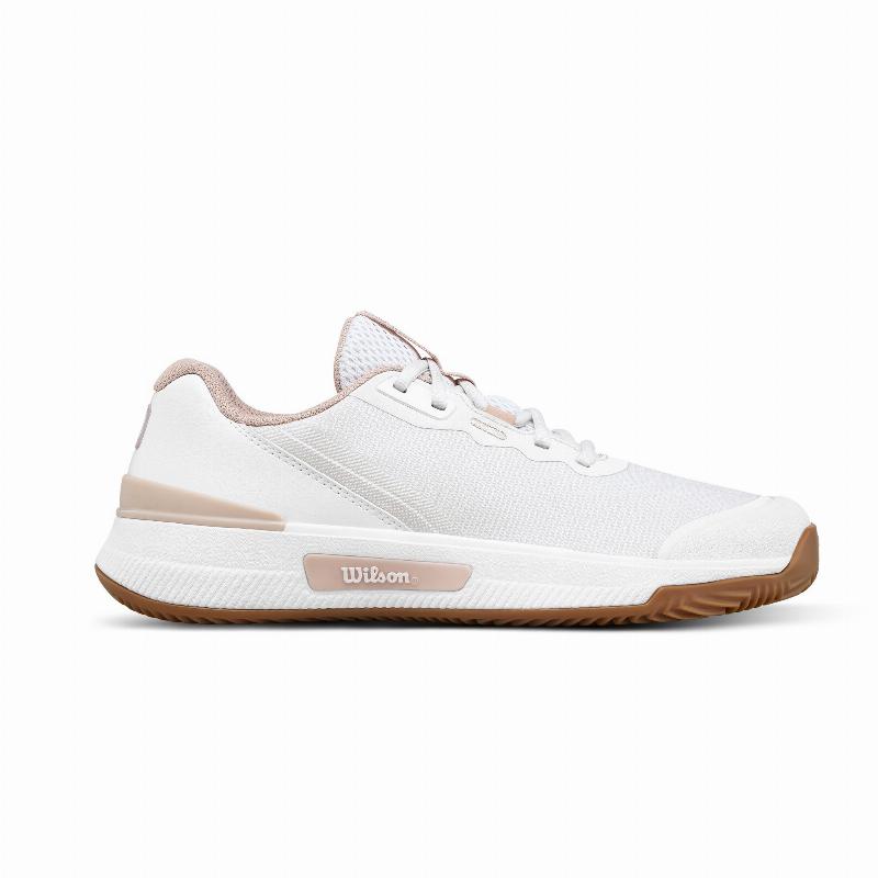Zapatillas de Padel Wilson Intrigue Pro Clay Blanco Rosa Mujer
