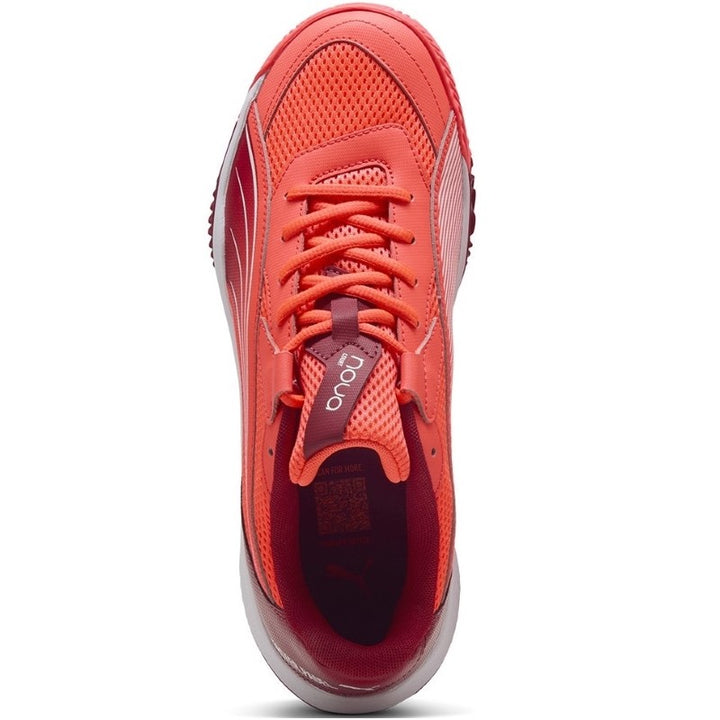 Zapatillas de Pádel de Pádel Puma Nova Court Rojo Burdeos Blanco
