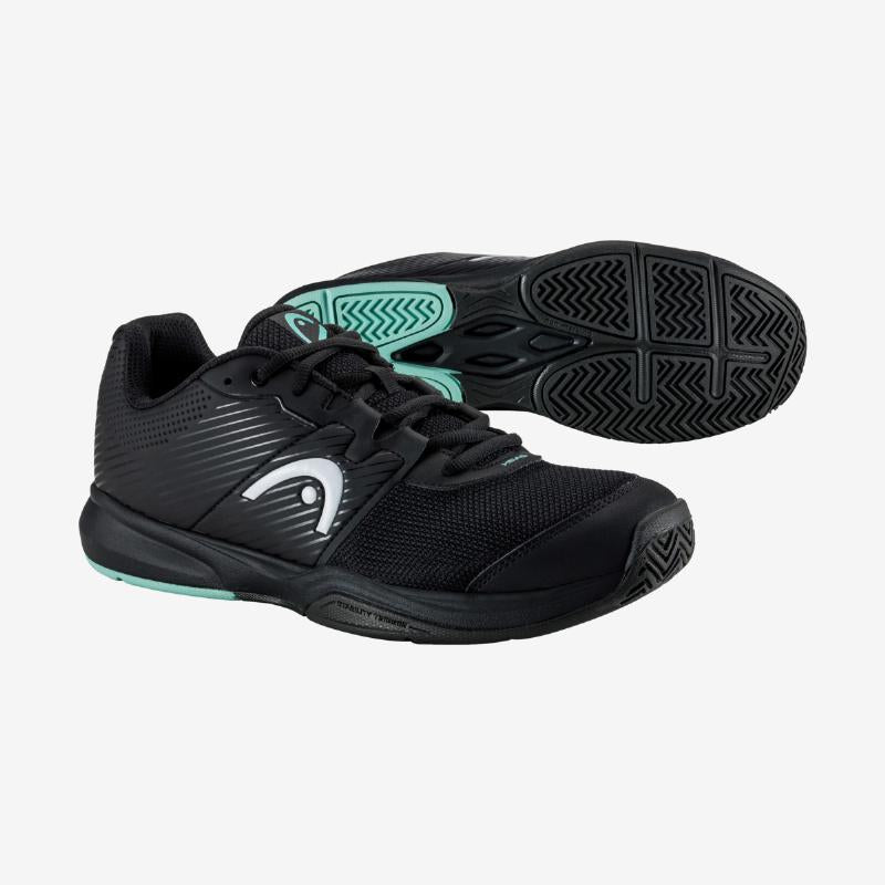 Zapatillas de Pádel de Pádel Head Revolt Court Negro Verde Azulado