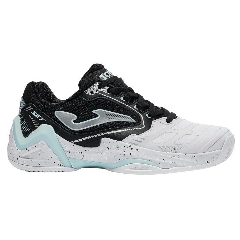 Zapatillas de Padel Joma Set 2621 Blanco Negro Mujer