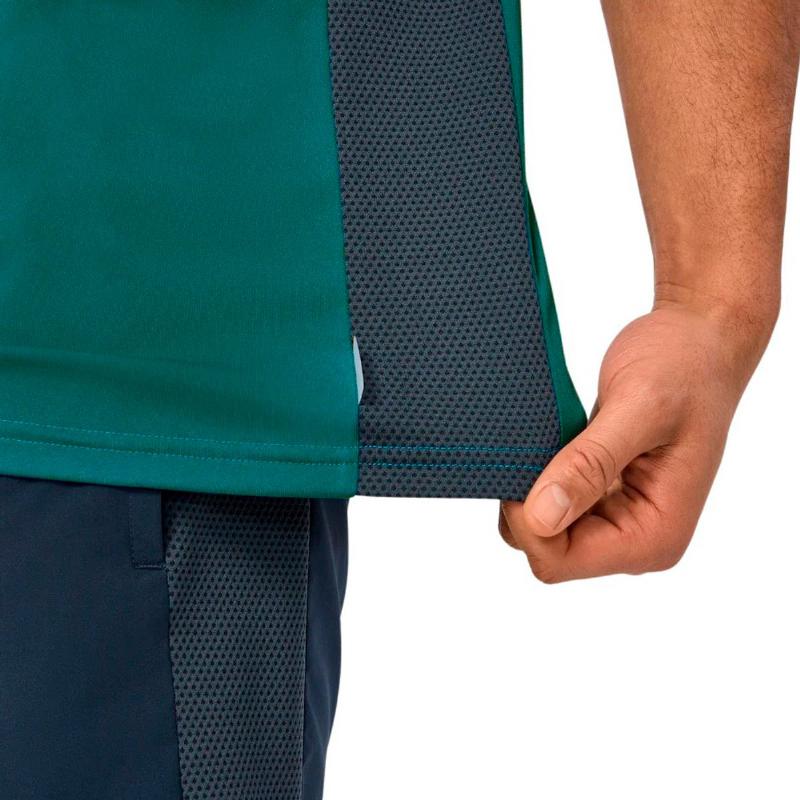 Camiseta Head Slice Azul Teal