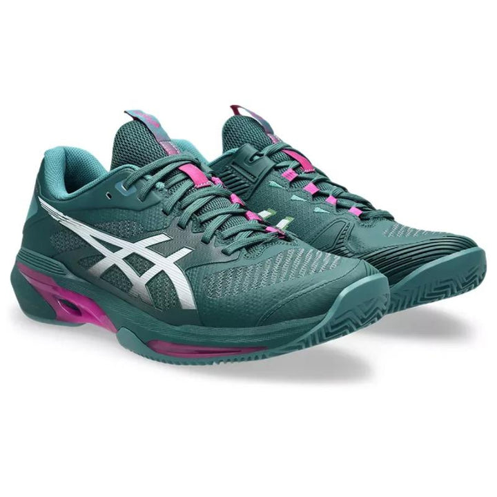 Zapatillas de Padel Asics Solution Speed FF 4 Clay Azul Oscuro Blanco
