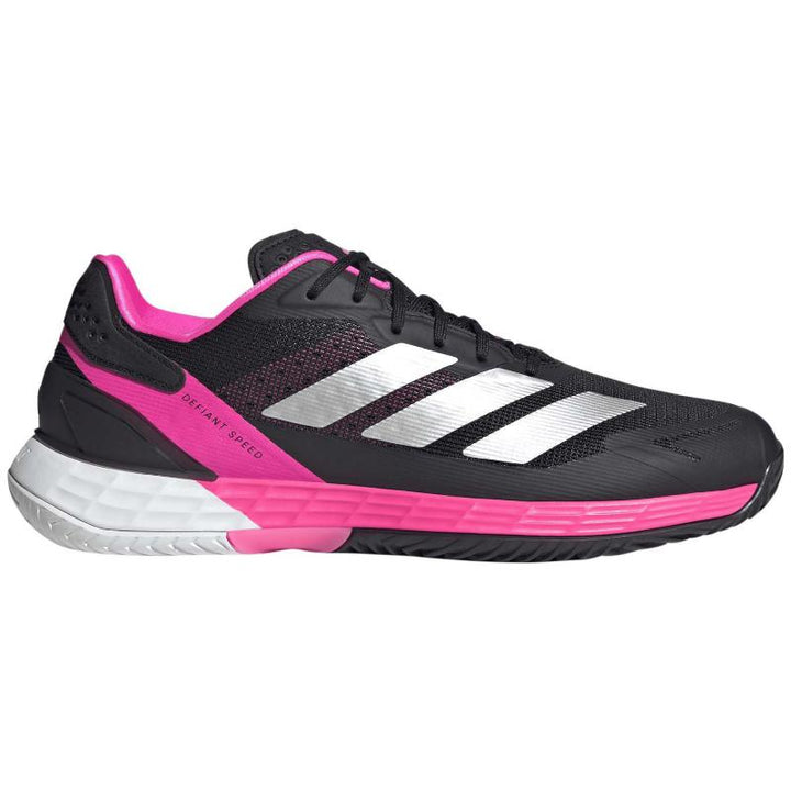 Zapatillas de Pádel de Pádel Adidas Defiant Speed 2 Negro Rosa Plata