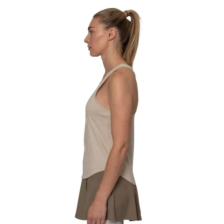 Camiseta Bidi Badu Paris Chill Beige Mujer