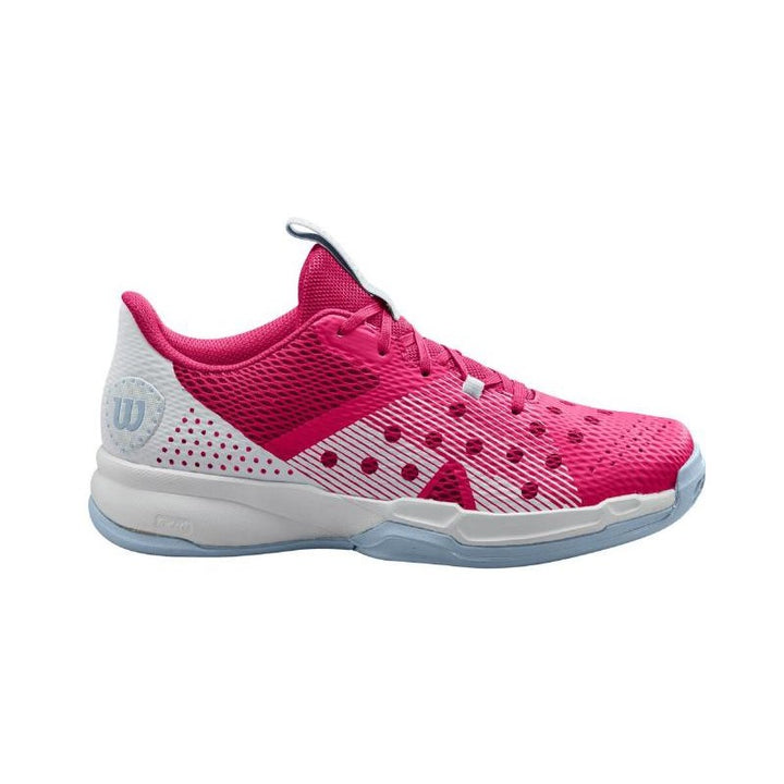 Zapatillas de Pádel de Pádel Wilson Hurakn Team Rosa Blanco Mujer