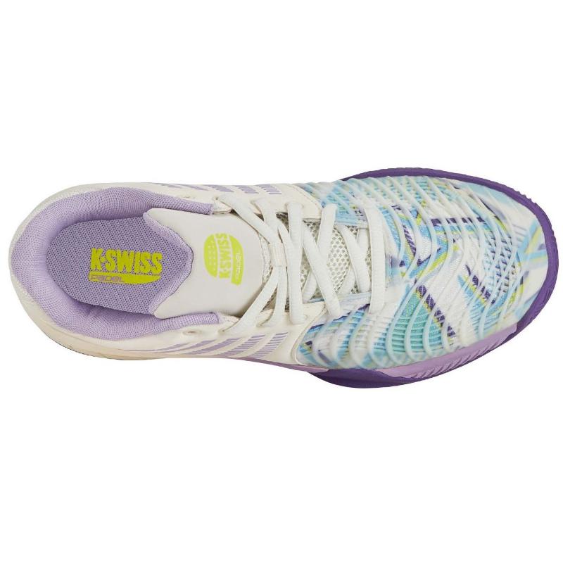 Zapatillas de Padel Kswiss Express Light 3 HB Padel Blanco Purpura Mujer