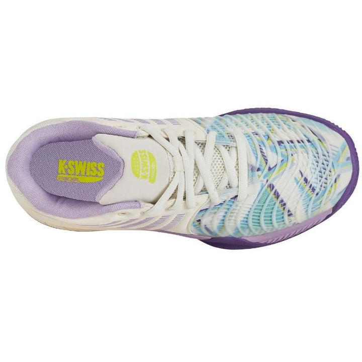 Zapatillas de Padel Kswiss Express Light 3 HB Padel Blanco Purpura Mujer