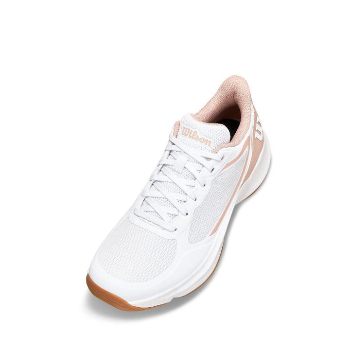 Zapatillas de Padel Wilson Hurakn Lite Blanco Rosa Mujer
