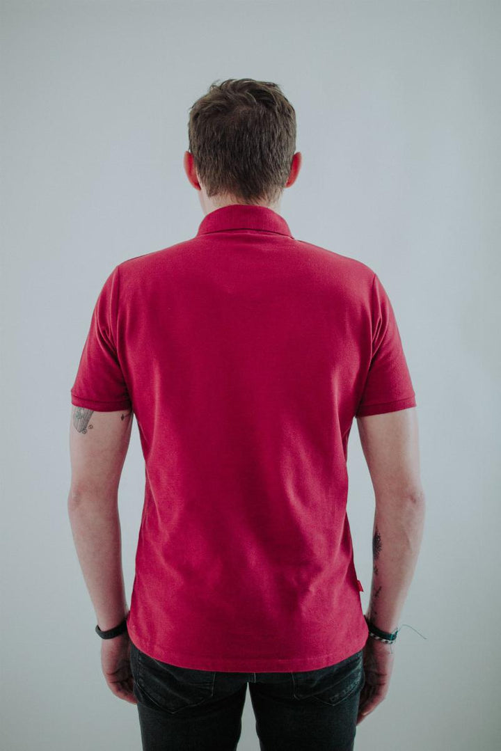 Polo Loco Pique Burgundy
