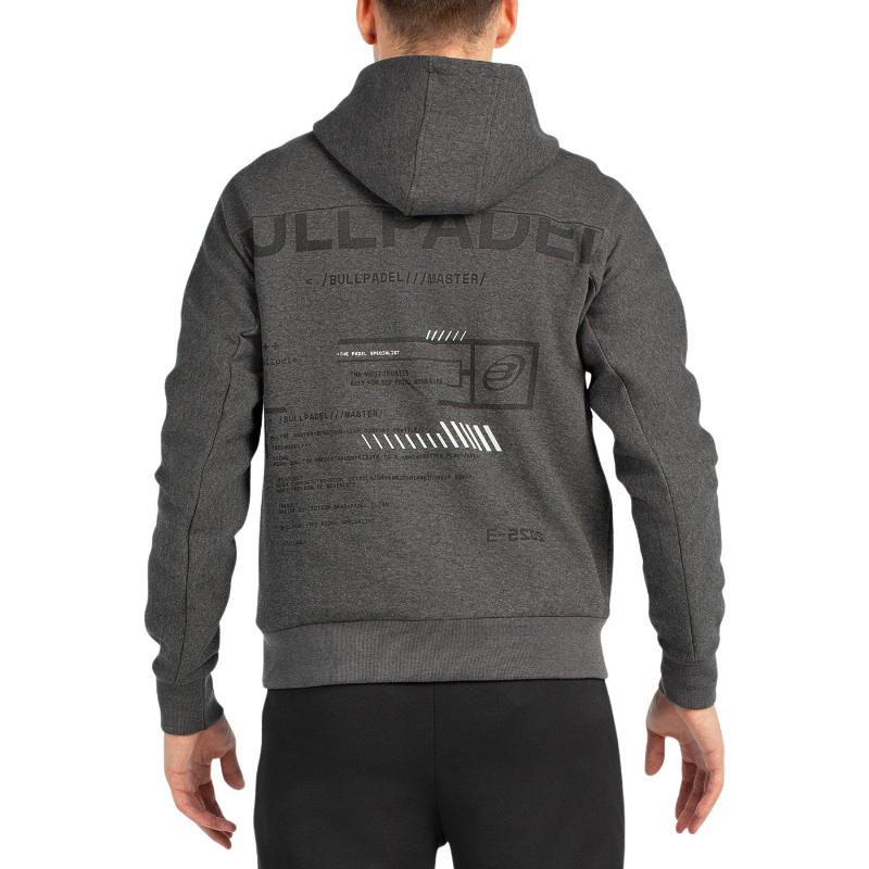 Sudadera Bullpadel Breas Negro Vigore