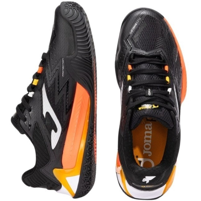 Zapatillas de Padel Joma Open 2501 Negro Naranja